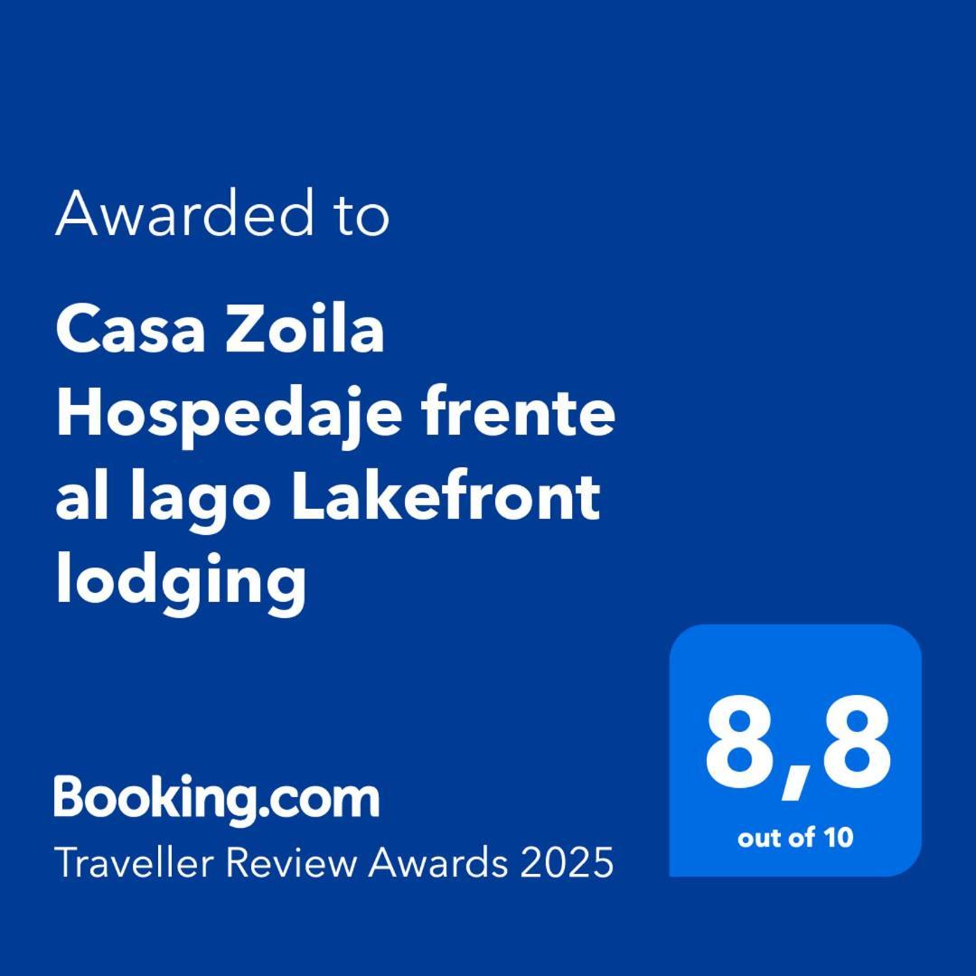 Apartamento Casa Zoila Hospedaje Frente Al Lago Lakefront Lodging Flores Exterior foto